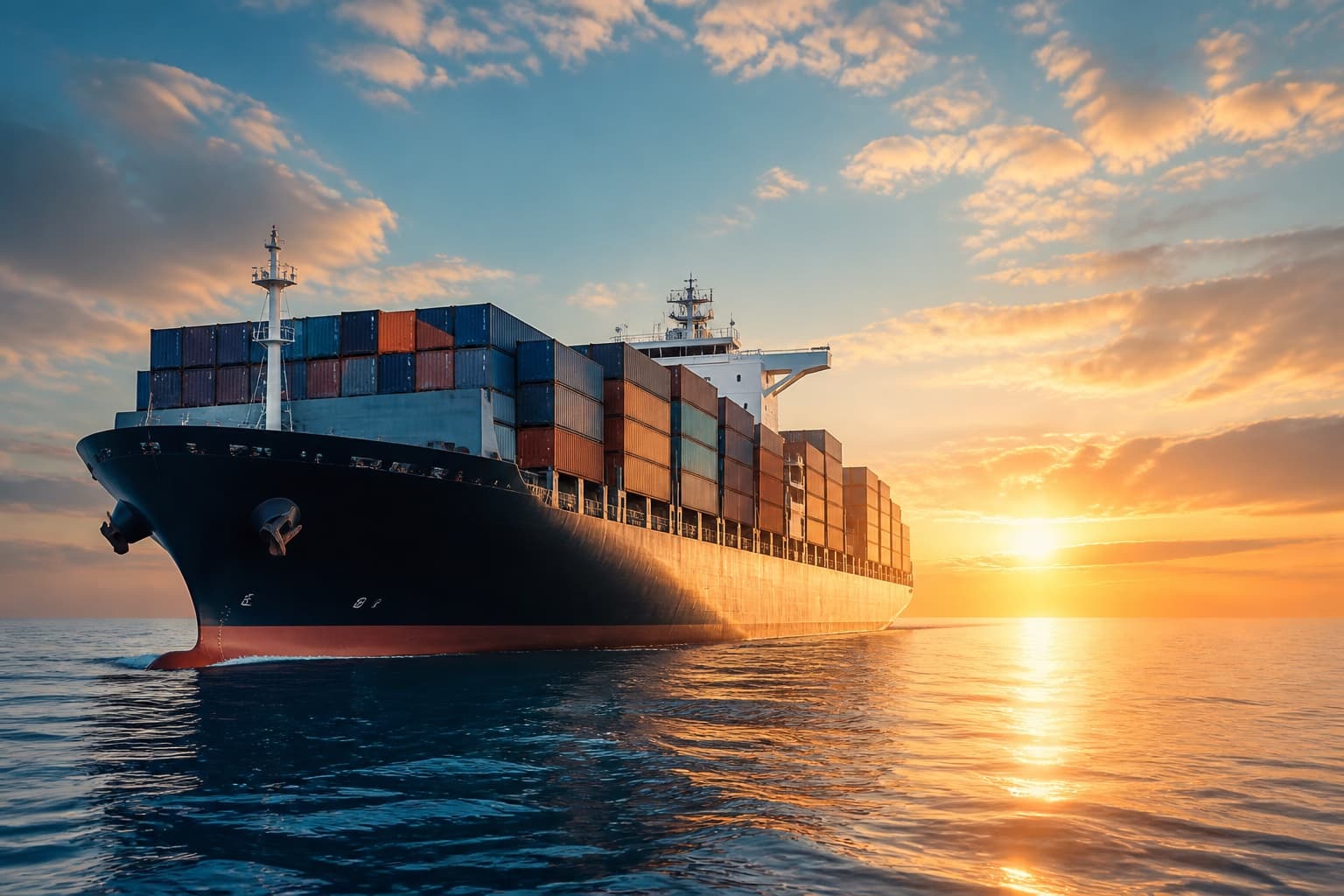 Water freight logistics